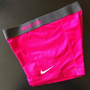 Nike Pro Combat Spandex Workout Shorts Small Pink